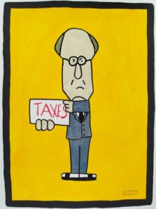 acryl jaune taxman 2 800-min